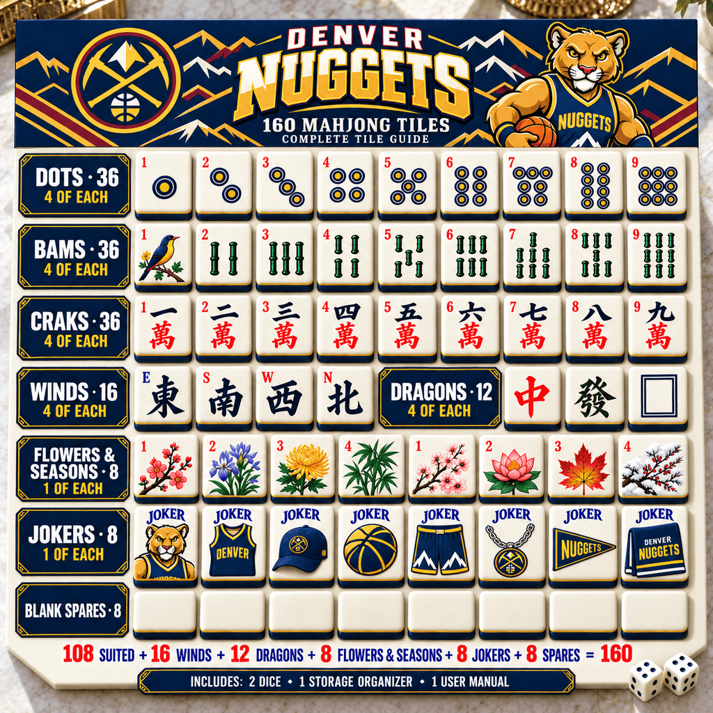 Premium DVNG Mahjong Tiles Set TTMH