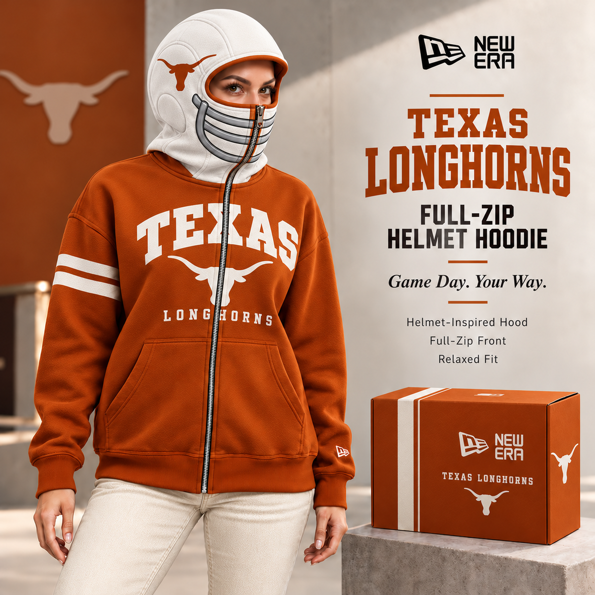 TLH Premium Full-Zip Helmet Hoodie NHVH