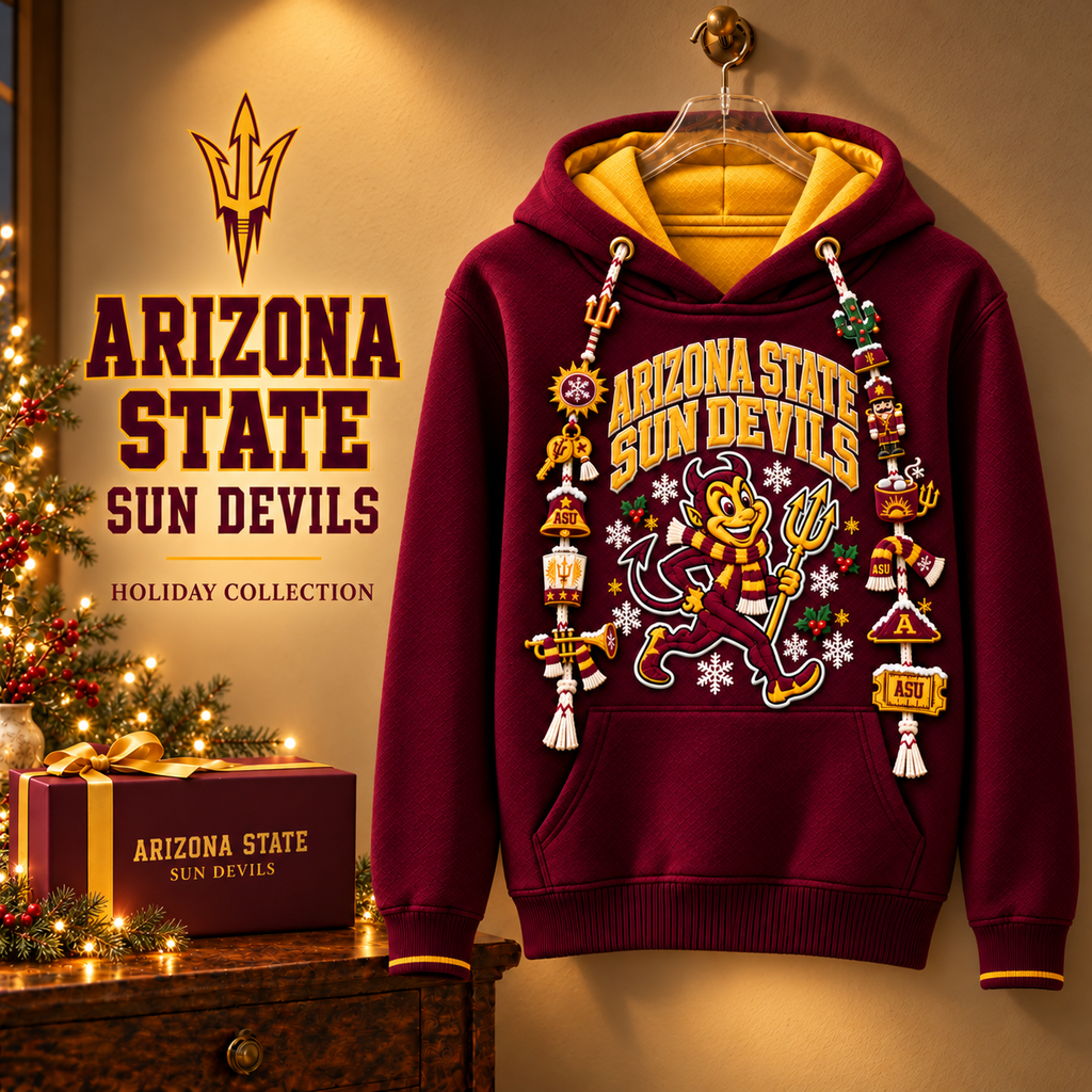 Premium ASSD Christmas Embroidered Charm Hoodie PVNA