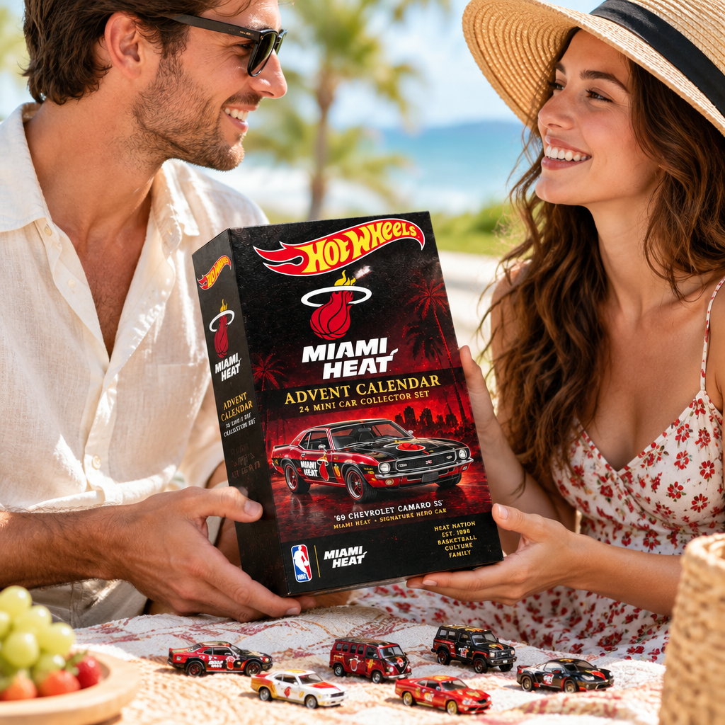 Miami Heat Premium Mini Car Advent Calendar